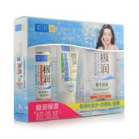 曼秀雷敦 肌研极润保湿补水套装 极润化妆水170ml(浓润型)+洁面乳50g+保湿面膜1片