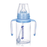 贝儿欣 170ml标准口径PP自动吸管奶瓶 BS4733 带手柄
