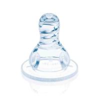 贝儿欣 母乳实感标准口径恩美硅胶奶嘴BS4387 慢流量0-4月宝宝适用