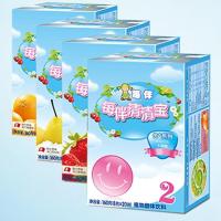 每伴优加清清宝2段4盒装（原味、雪梨、香橙、草莓）