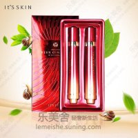 韩国原装 it s skin伊思红参蜗牛滚珠眼霜15ml+15ml 淡化细纹黑眼圈紧致肌肤 走珠眼霜精华液 乐美舍