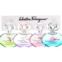 FERRAGAMO菲拉格慕Q版4件套 小样香水套装5ML*4 花果香调