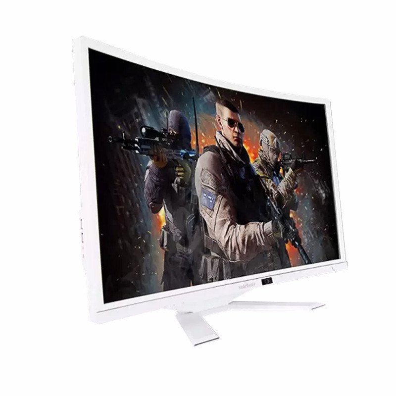 优威派克32英寸曲面薄款组装一体机网吧游戏lolgta5守望先锋独显七代