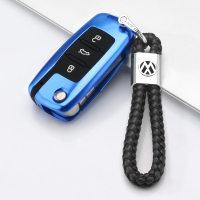 传枫 汽车钥匙包钥匙扣钥匙套大众速腾帕萨特宝来途安朗逸途观捷达朗行桑塔纳朗境高尔夫甲壳虫蔚领POLO