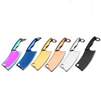 西户 便携迷你挂饰小菜刀 随身携带 迷你钥匙小直刀