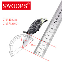 鹰头浮雕3D折刀户外小刀随身小型不锈钢多功能刀具