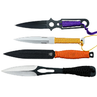 西户户外露营小刀-户外飞刀057 066 105 109(三支装)野外随身刀具