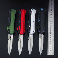 户外微技术双锋伸缩G10铝合金刀柄D2钢刀刃