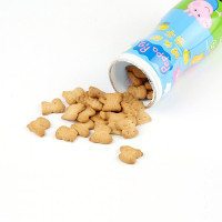小猪佩奇 薏米饼干100g/瓶 儿童宝宝零食罐装
