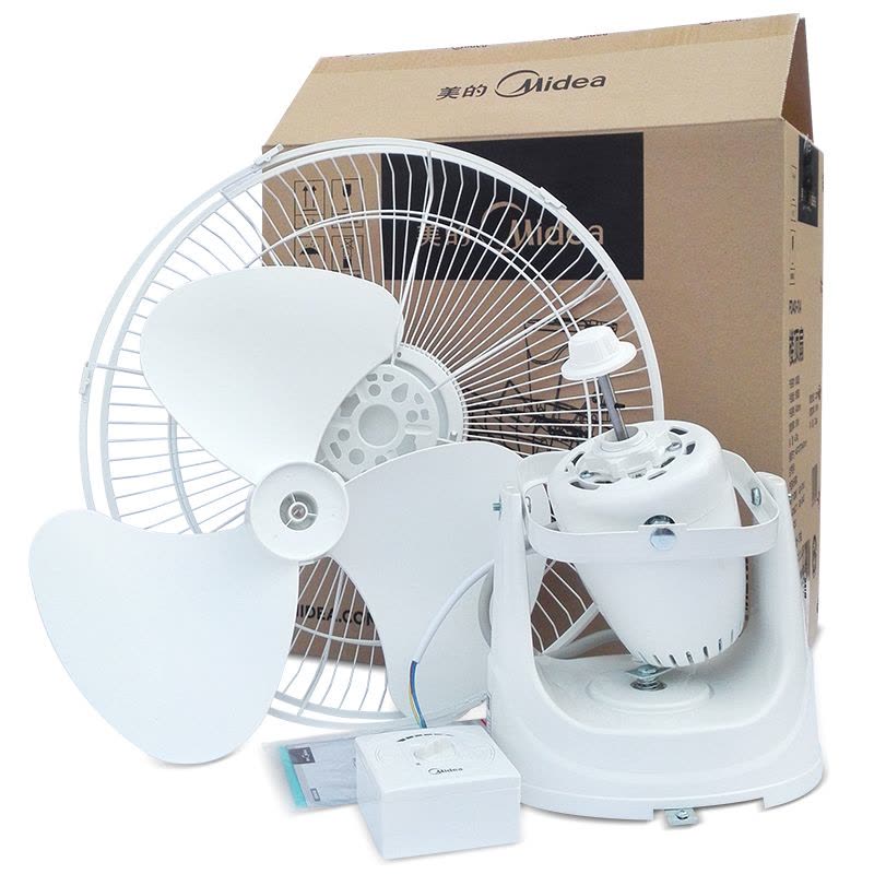 美的（Midea)FD40-11A楼顶扇吸顶扇电风扇吊扇机械式360度静音摇头扇图片