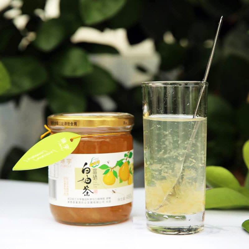 【中华特色】武汉馆 蜂蜜柚子茶 480g*2瓶装 白柚茶水果茶冲饮品 华中图片