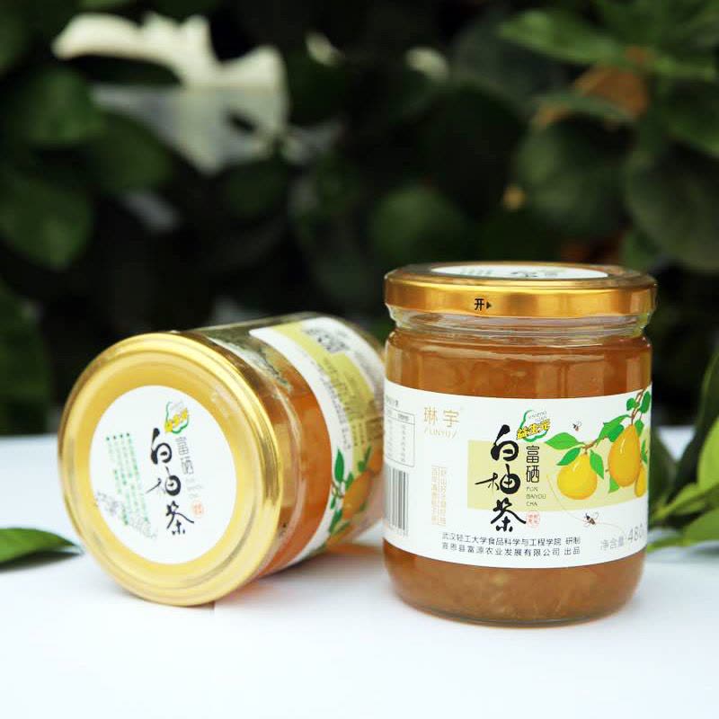 【中华特色】武汉馆 蜂蜜柚子茶 480g*2瓶装 白柚茶水果茶冲饮品 华中图片