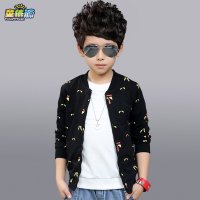童依源童装男童外套衣服中大儿童上衣夹克韩版春秋2018新款潮