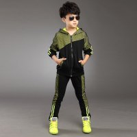 童依源童装 男童春秋装套装2018新款 儿童长袖运动卫衣套装潮10岁