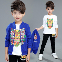 5童装6男童秋装套装2018新款3春秋4卫衣潮7儿童8休闲9三件套10岁