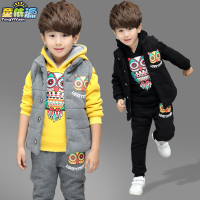 童装3男童4秋冬装5套装6新款7儿童8加厚9卫衣三件套10中大童11岁