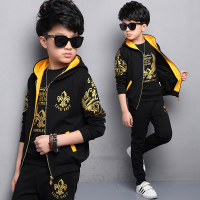 童装男童2017春秋装中大童7儿童8运动9三件套装5-11岁新款韩版潮