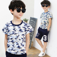 童装男童2018年新品5 6 7 8 9岁T恤韩版时尚潮流运动儿童上衣帅