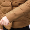 歌诺瑞丝2017冬季女装新款韩版百搭修身加厚翻领短款羽绒棉服外套女6808