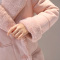 歌诺瑞丝2017冬季女装新款韩版气质修身中长款加绒加厚鹿皮绒羊羔毛棉衣外套女6269