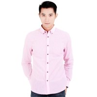 小时代随波动 2016新款春休闲相色上衣男装 纯棉长袖衬衫