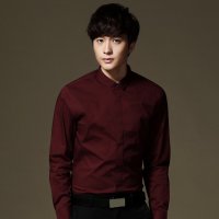 小时代随波动 2016春季新款潮男士英伦修身长袖衬衫青年时尚男装男衬衣