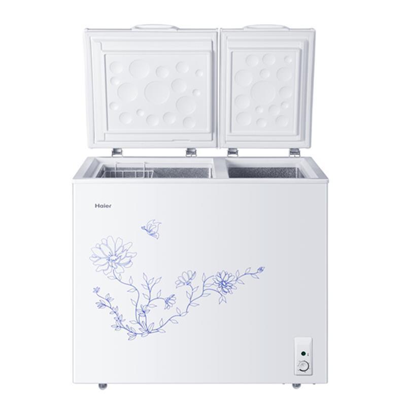 海尔(Haier)FCD-161XZ(DS) 卧式双温冰箱大冷冻小冷藏冷柜