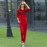 韵诗兰婷2016新款运动套装女秋套头卫衣两件套运动服女春秋休闲套装1209