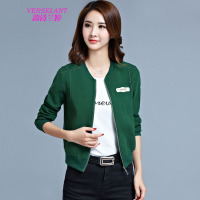 韵诗兰婷2016秋装新款女装韩版修身长袖短款棒球服春秋学生卫衣夹克短外套2919