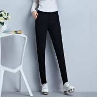 韵诗兰婷2016新款秋冬毛呢裤子哈伦裤高腰大码休闲裤女小脚长裤女1681