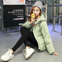 韵诗兰婷2016秋冬新款韩版休闲面包服短款宽松连帽棉服女青少年棉衣外套8003