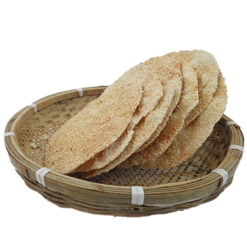 河南特产虞城土炉烧饼礼盒装纯手工芝麻焦饼吊炉烧饼30片装图片
