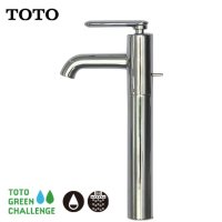TOTO卫浴洁具 单孔单柄洗脸盆台上盆混合水龙头DL345A1 进口陶瓷阀芯 冷热省水龙头