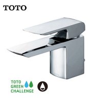 TOTO洁具卫浴 铜合金台式单柄双控洗面器水嘴 台盆龙头DL327E 进口陶瓷阀芯 瀑布式吐水节水环保