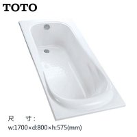 TOTO洁具卫浴 压克力浴缸 1.7米深型浴缸 PAY1720P/HP