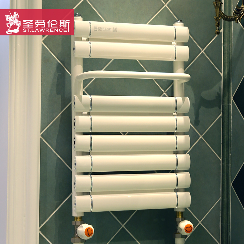 圣劳伦斯 暖气片/散热器 卫生间 铜铝复合 毛巾架 800mm高 暖气 20年质保 搭晾毛巾衣物 漏水先赔