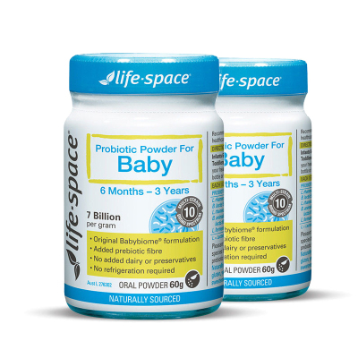 Life space 婴幼儿益生菌粉 60g（2瓶装） 【澳洲直邮】