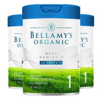 有效期25年3月[3罐装 ]澳洲Bellamy's 贝拉米婴幼儿奶粉白金A2奶粉1段(0-6个月)800g罐装