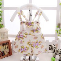 婴幼儿夏装 男宝宝背带裤女童夏款碎花女宝宝背带裤0-1-2-3岁潮