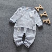 新款秋装宝宝童装男童女婴儿童衣服数字0-4岁两件套