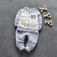 新款秋装宝宝童装男童女婴长袖T恤外出服两件套