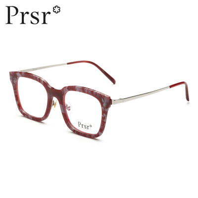 [帕莎]文艺眼镜框女士全框大框眼镜架成品框架配近视镜PT66005