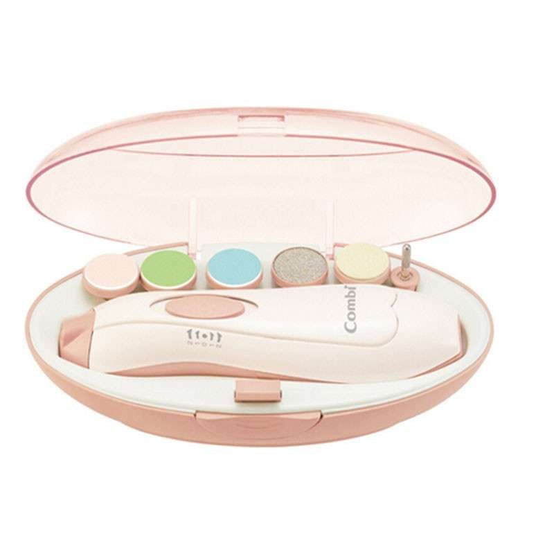 日本正品Combi康贝 婴儿宝宝电动磨甲器 指甲刀 修剪器