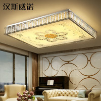 汉斯威诺现代水晶吸顶灯卧室餐厅客厅书房简约大气家用水晶吸顶灯简约现代铁艺灯HS502012