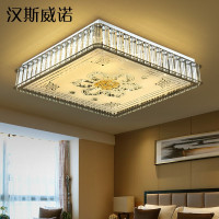 汉斯威诺现代水晶吸顶灯卧室餐厅客厅书房简约大气家用水晶吸顶灯简约现代铁艺灯HS502012