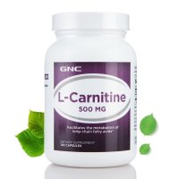 [海外购]GNC健安喜 左旋肉碱胶囊500mg 120粒 快速燃脂肪 更快...
