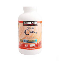 Kirkland 维生素C维他命VC1000mg 500粒 vc美白美容养颜祛疤预防贫血缓解疲劳 玫瑰味咀嚼片