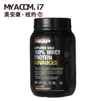 [海外购]GNC(健安喜)加强型乳清AMP蛋白粉 增肌增重 健身必备 升级版黄金蛋白质粉 巧克力味 美国原装直邮