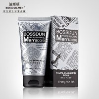 波斯顿 男士洗面奶 100g深层清洁去黑头粉刺 洁面乳护肤品控油保湿收缩毛孔男生洗脸舒爽