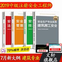 2019年注册安全工程师考试辅导教材注册安全师2019教材安全生产专业实务建筑施工安全技术基础法律法规管理应急管理出